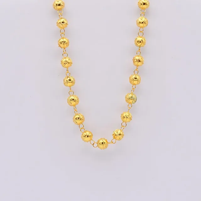 luisa-paix-o-conta-de-viana-collier-perles-argent-dor-45cm image 1