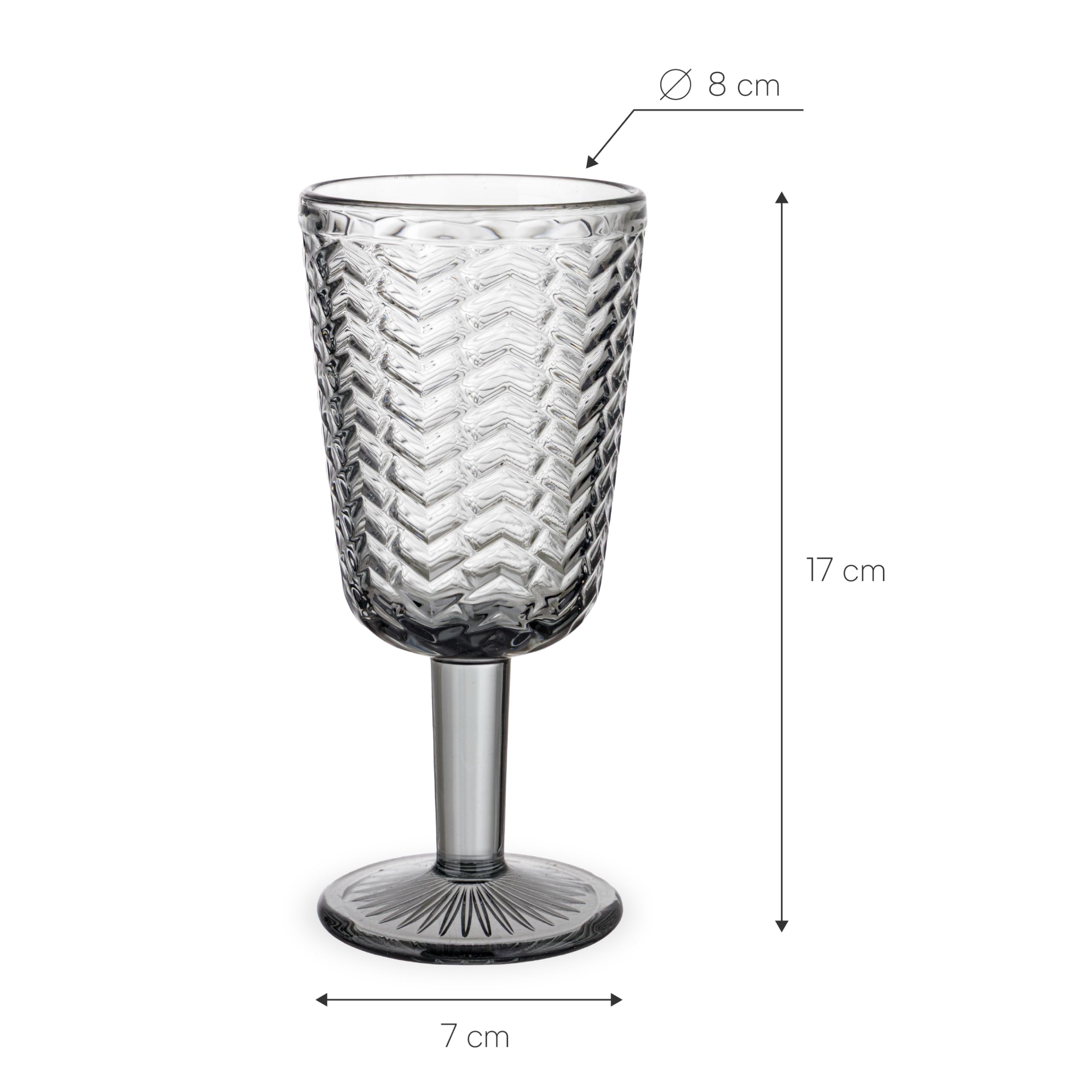 baroni-home-cucina-wave-verres-27-cl-fum-lot-de-6 image 3