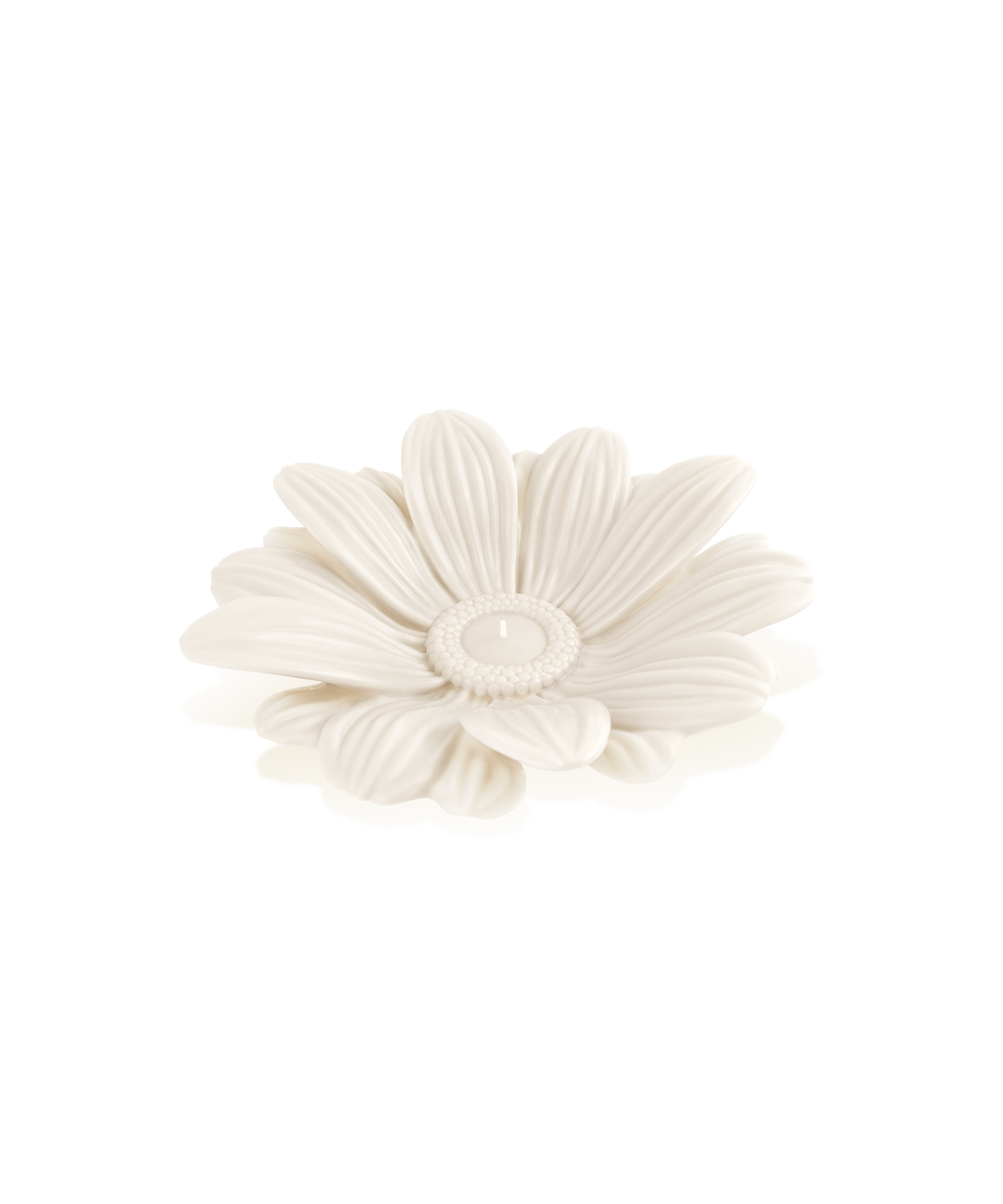 daum-art-de-la-table-or-d-abeille-bougie-fleur-blanche image 1