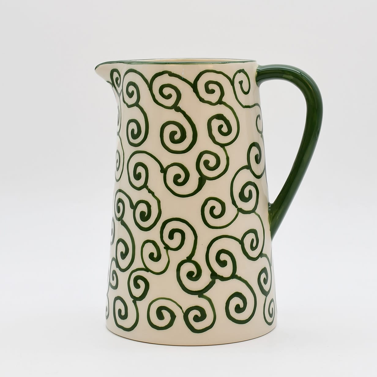 luisa-paix-o-redemoinho-carafe-c-ramique-1-l-vert-spirale image 1