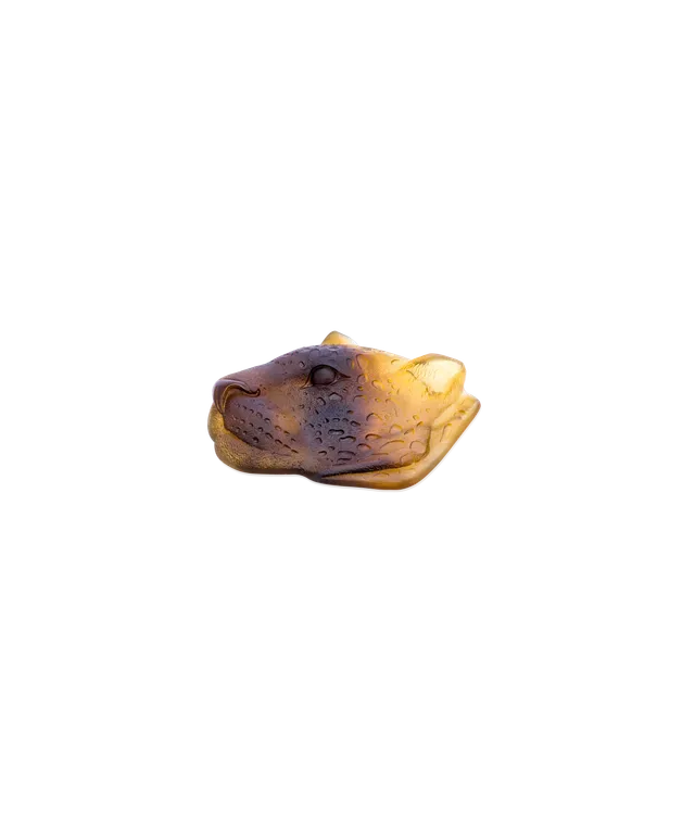 daum-l-opard-vide-poche-cristal-d-coration-animali-re image 1