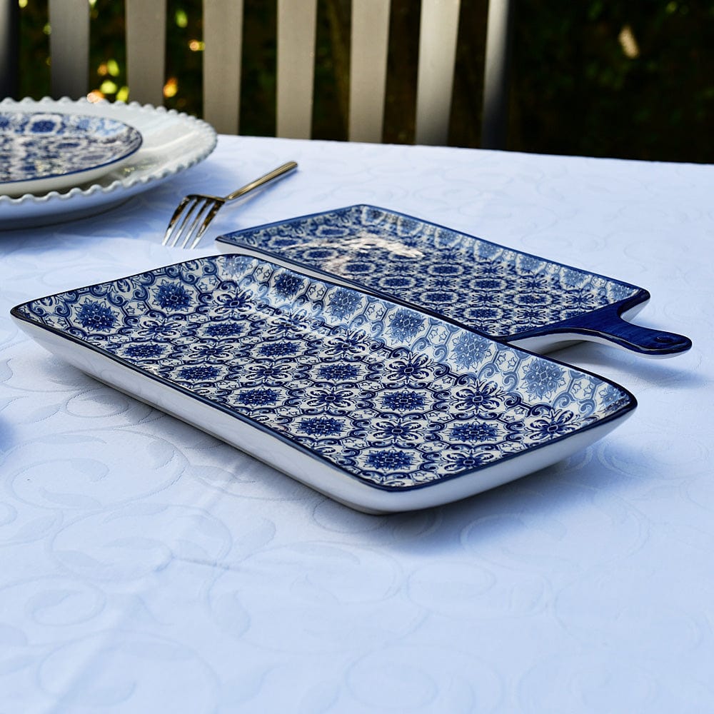 luisa-paix-o-padr-o-plat-c-ramique-bleu-29-cm-avec-poign-e image 3