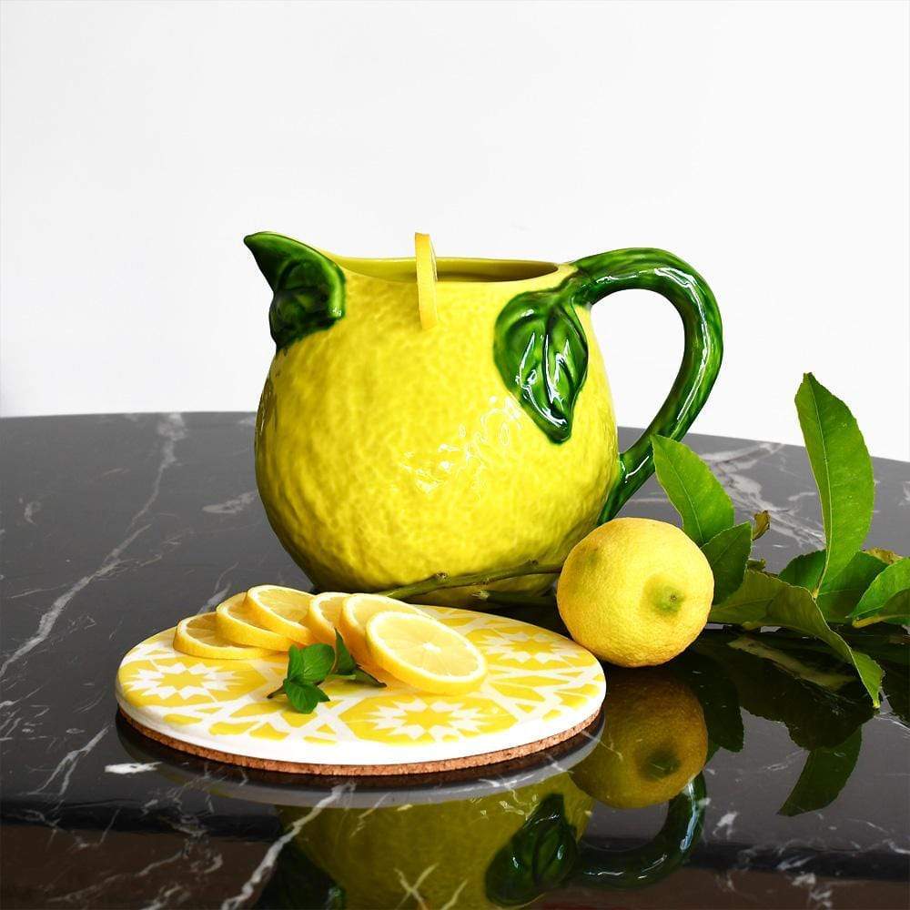luisa-paix-o-vaisselle-portugaise-service-limonade-c-ramique-citron-5-pi-ces image 3