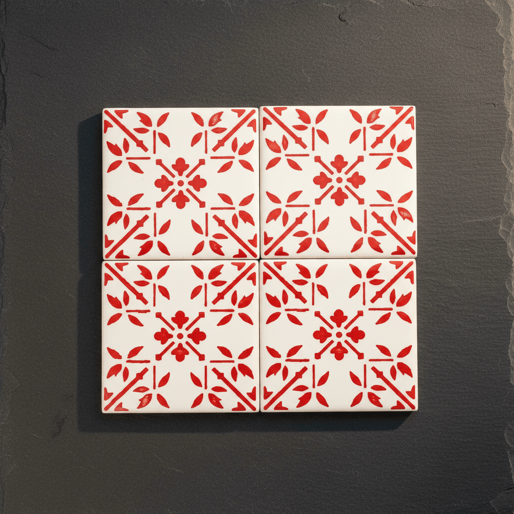 luisa-paix-o-azulejos-padr-o-carreau-11cm-peint-main image 2