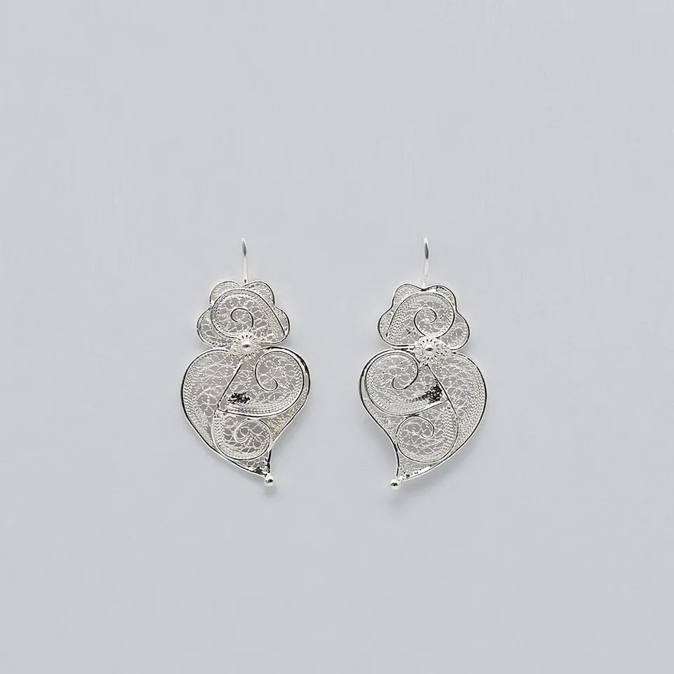 luisa-paix-o-cora-o-de-viana-boucles-argent-3cm-filigrane image 1