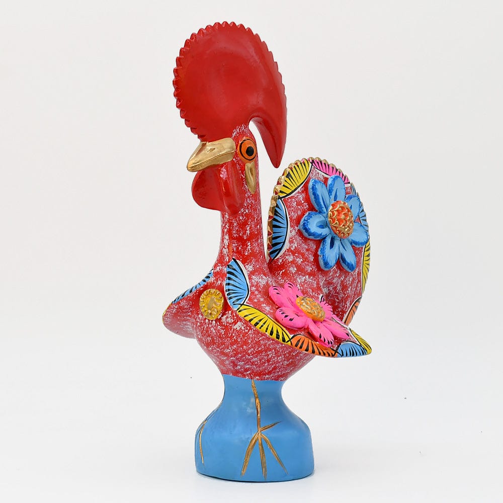luisa-paix-o-coq-de-barcelos-30cm-figurine-rouge-artisanale image 3