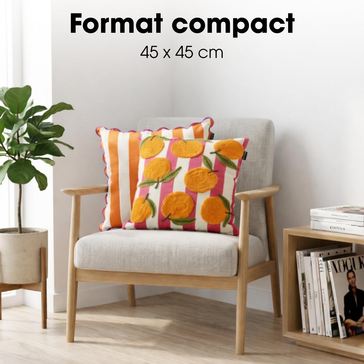 mica-decorations-orange-coussin-d-coratif-45x45-fleuri image 4