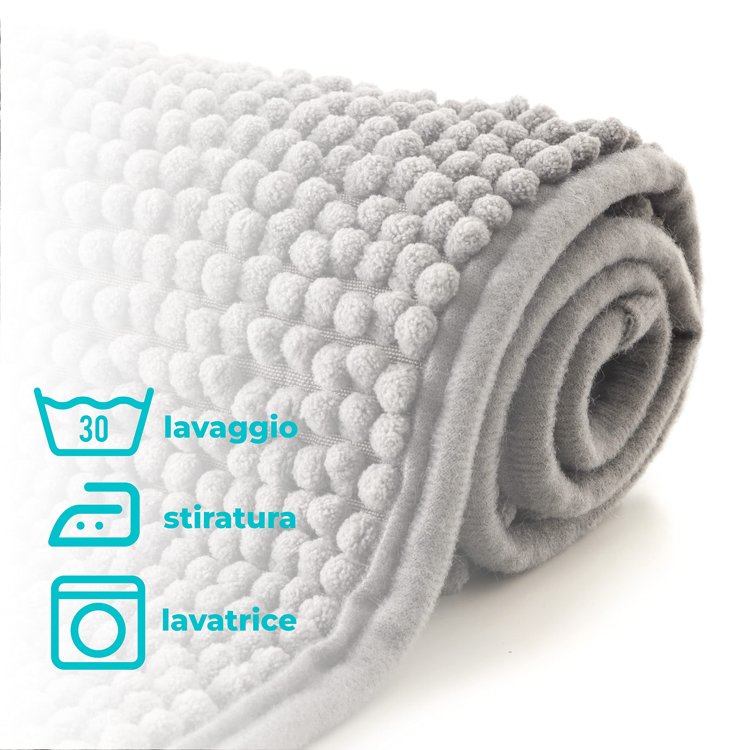 baroni-home-tessile-bagno-tapis-de-bain-gris-50x80-antid-rapant image 4
