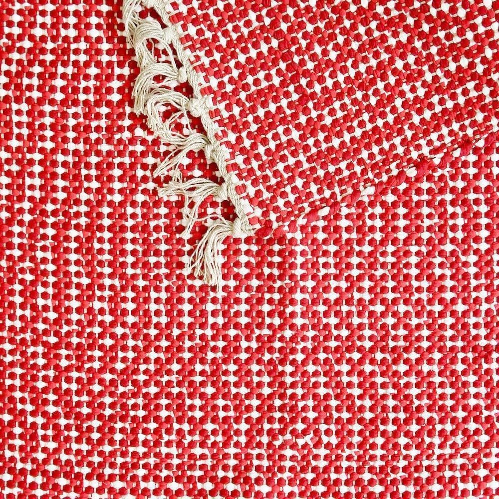 luisa-paix-o-tapis-coton-140x70-rouge-et-blanc-frang image 2