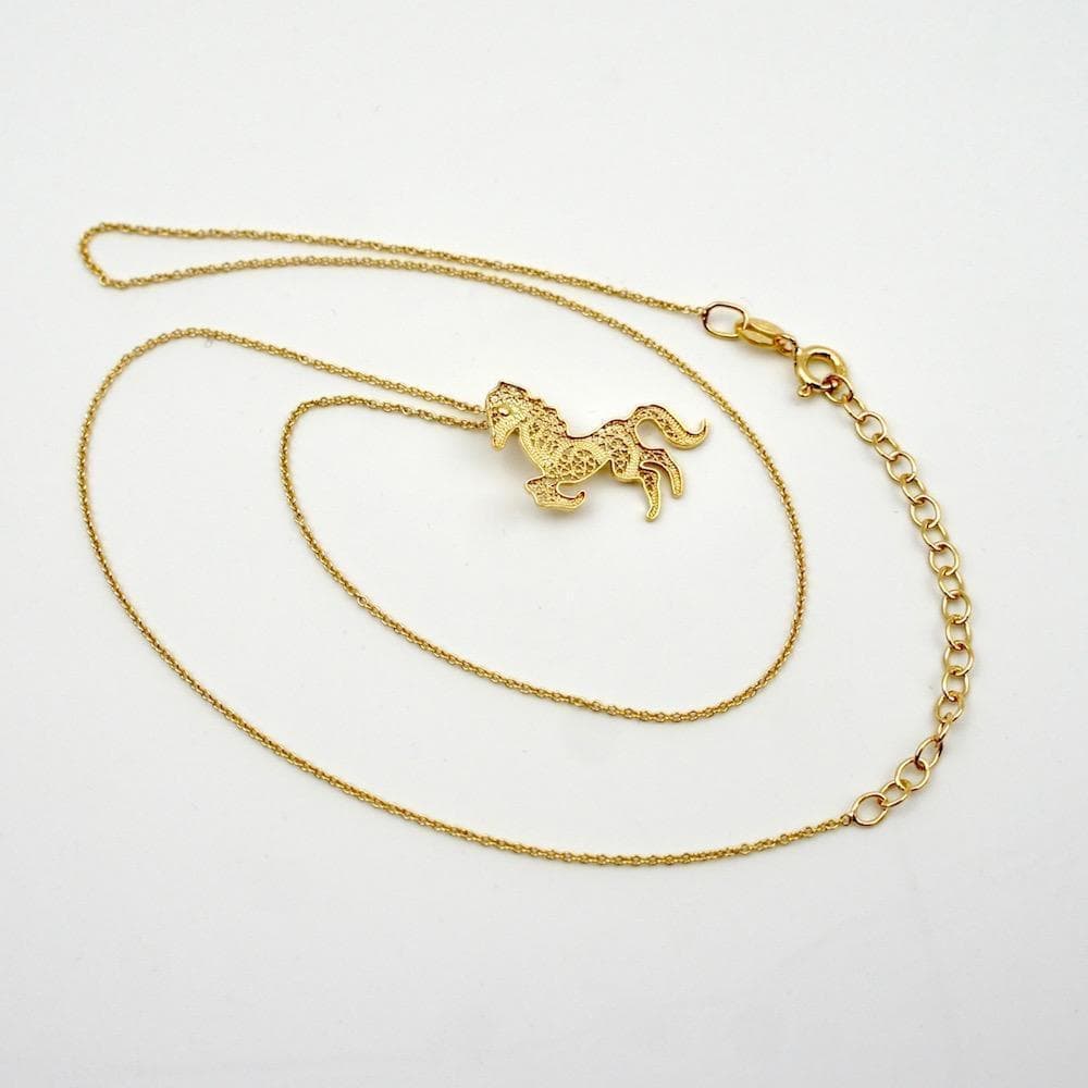 luisa-paix-o-cavalo-i-collier-argent-dor-filigrane-cheval image 3