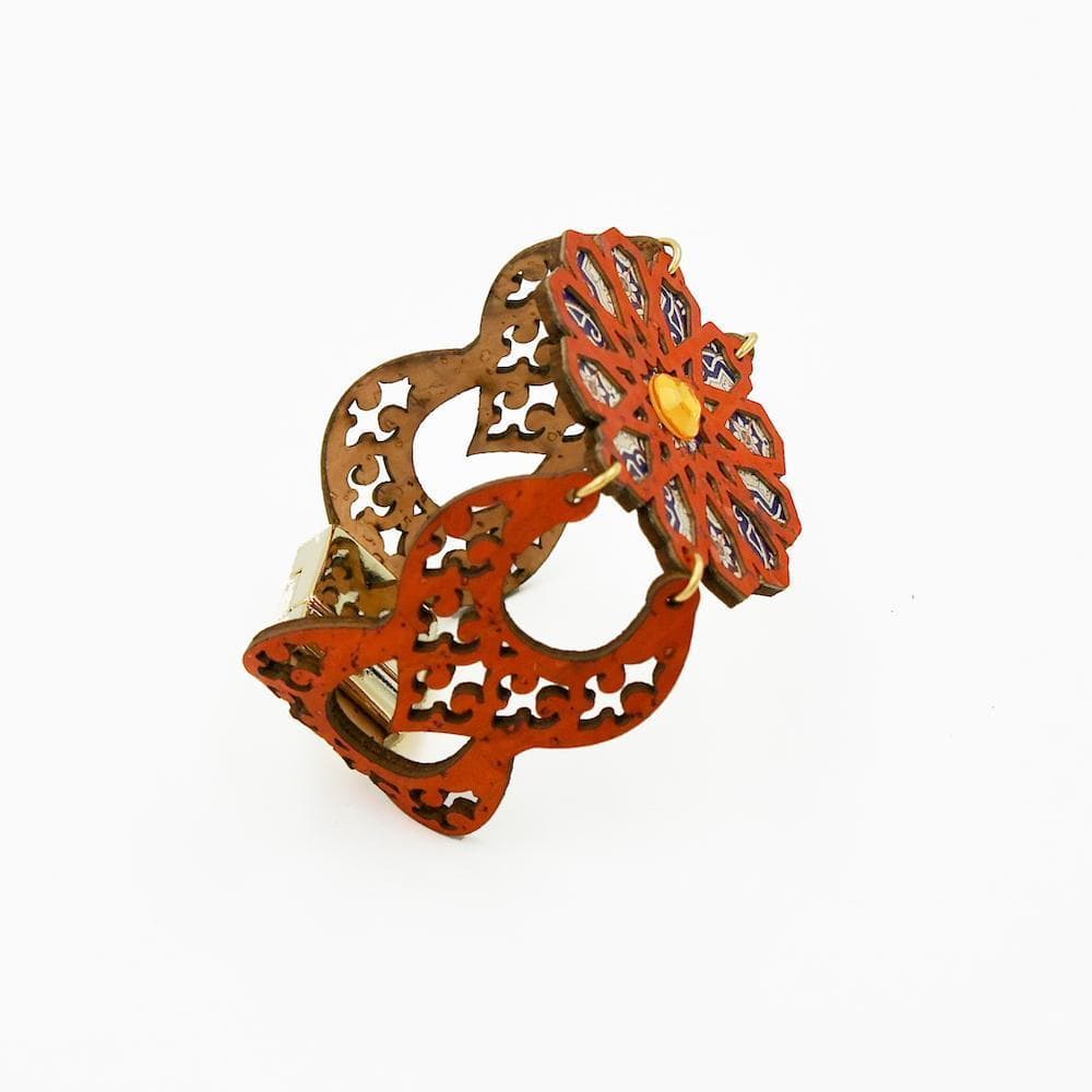luisa-paix-o-bijoux-du-portugal-bracelet-li-ge-orange-azulejos image 2