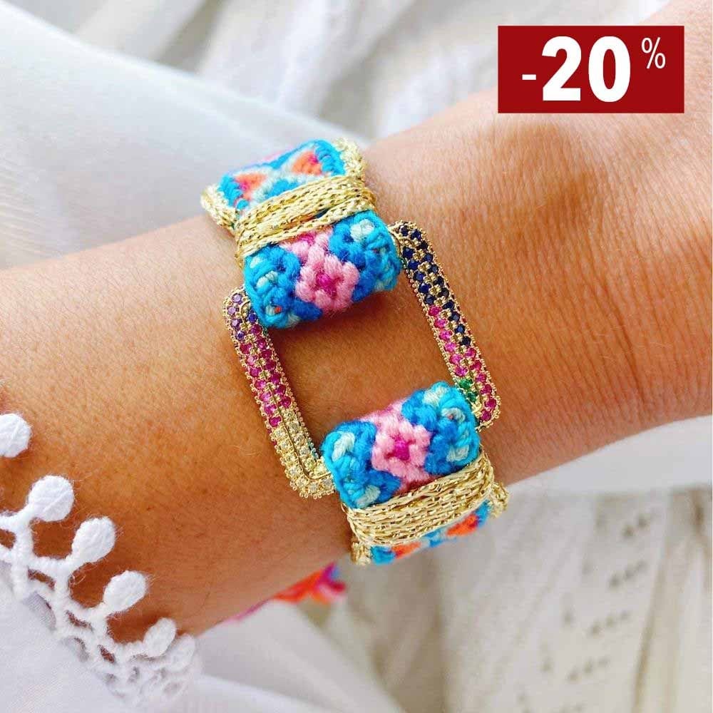 luisa-paix-o-bijoux-bracelet-macram-zirconium-ajustable image 5