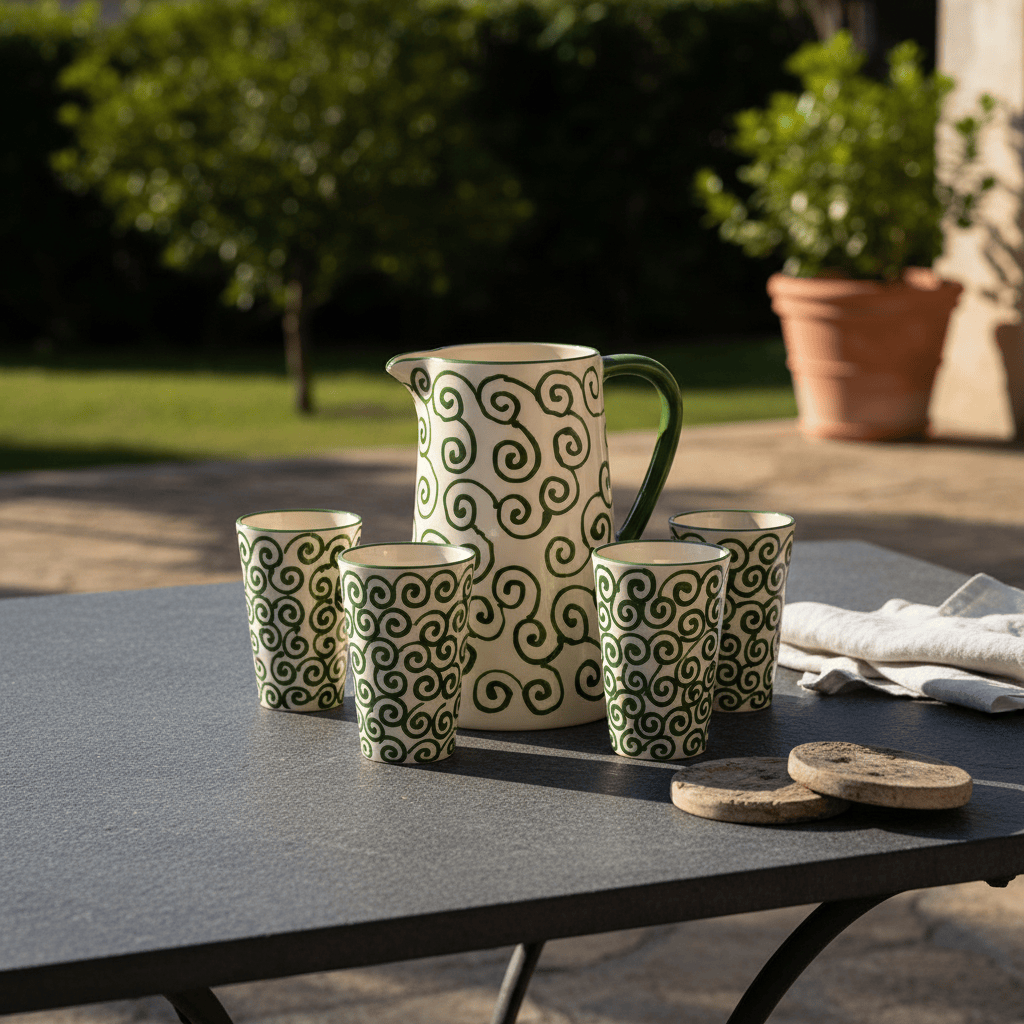 luisa-paix-o-vaisselle-mug-redemoinho-c-ramique-vert-300ml image 2
