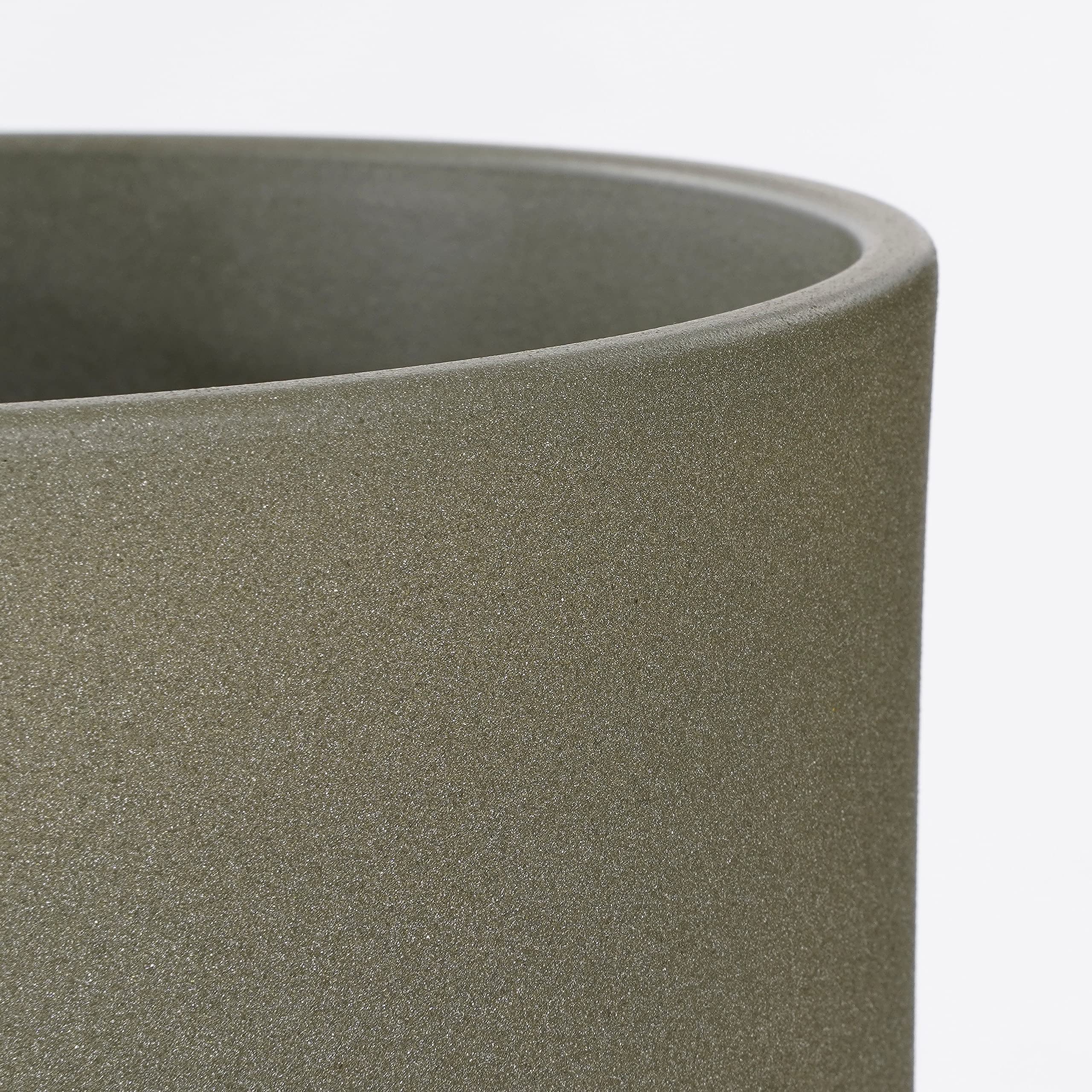 mica-decorations-era-pot-round-l-vert-sable-pot-fleurs-h26xd28cm image 2