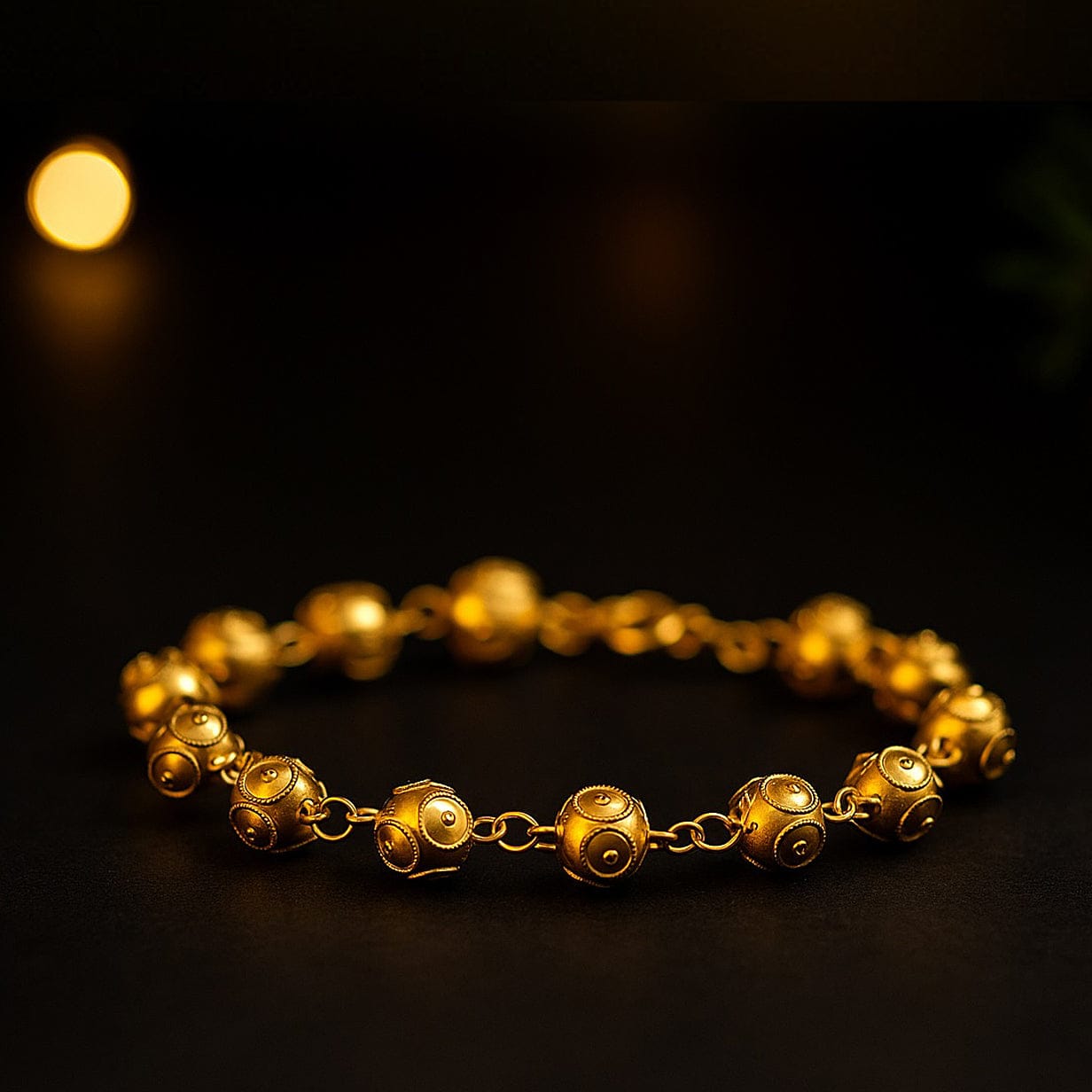 luisa-paix-o-conta-de-viana-bracelet-argent-dor-13-perles image 3