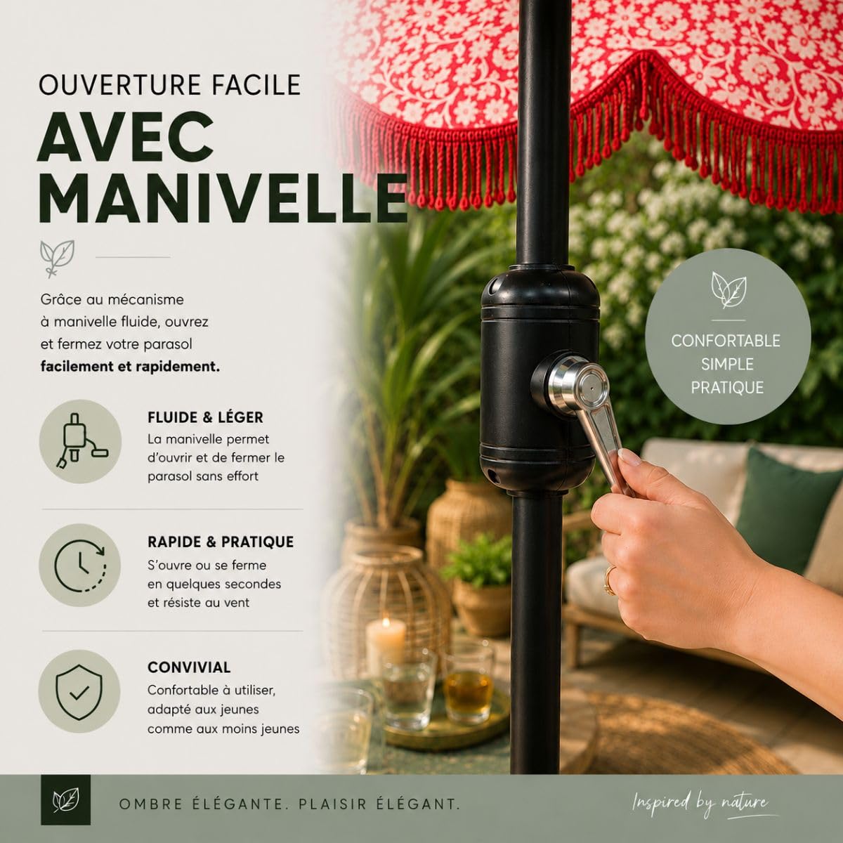 mica-decorations-garden-parasol-rouge-avec-sac-transport image 6