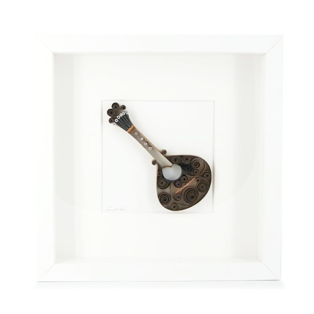 luisa-paix-o-guitarra-tableau-paperolles-25-cm image 1