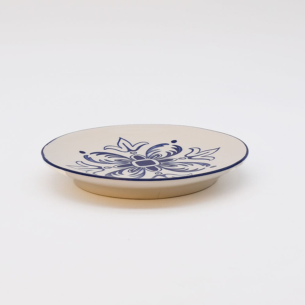 luisa-paix-o-floral-assiette-c-ramique-bleu-15cm image 3