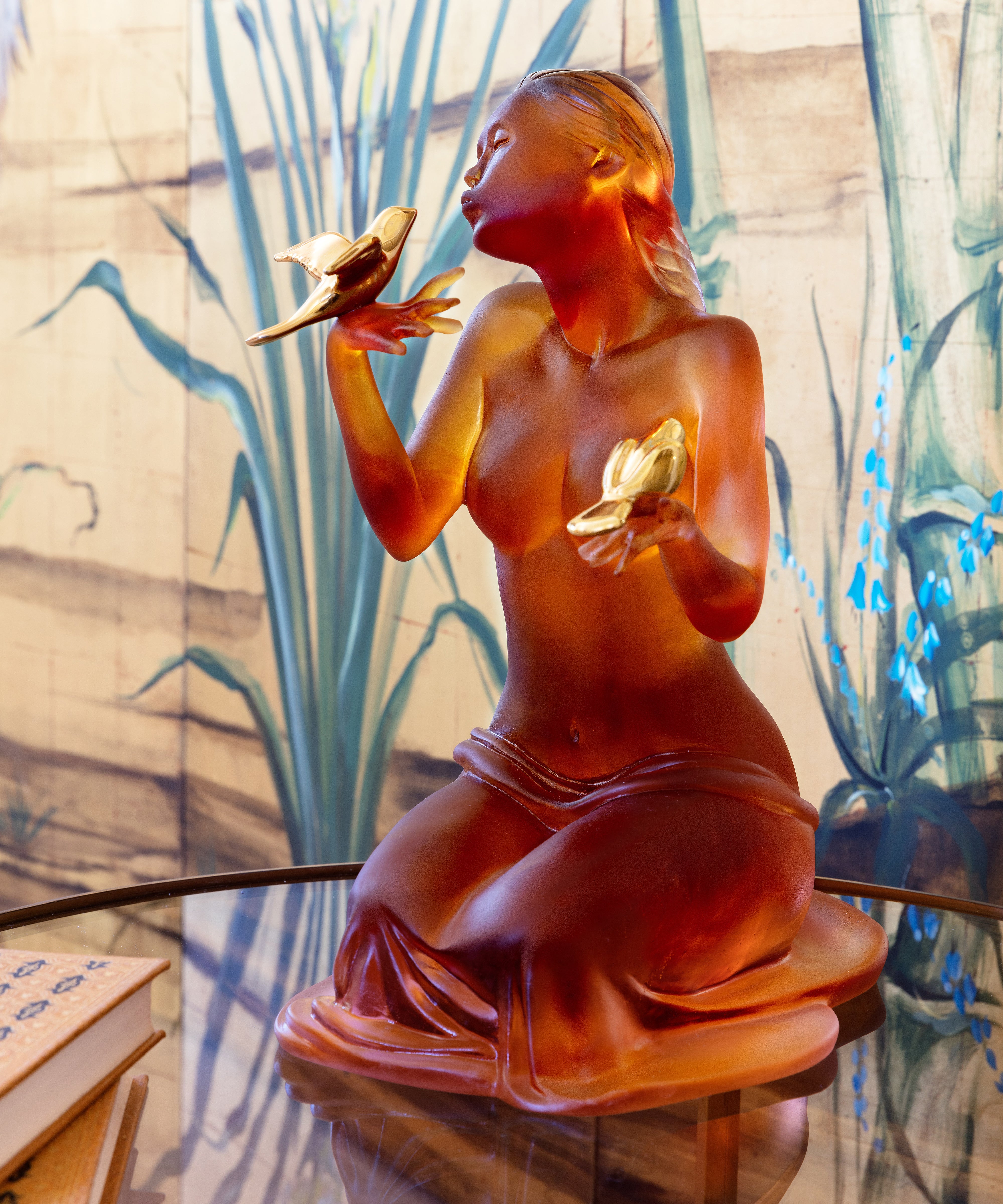 daum-sara-et-les-oiseaux-sculpture-ambre-225-ex image 2