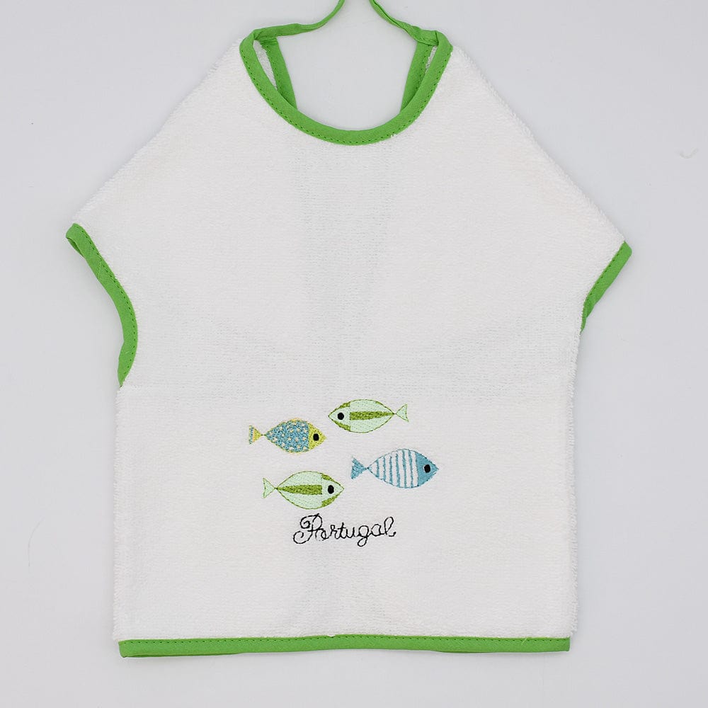luisa-paix-o-sardinhas-bavoir-tablier-coton-vert image 1