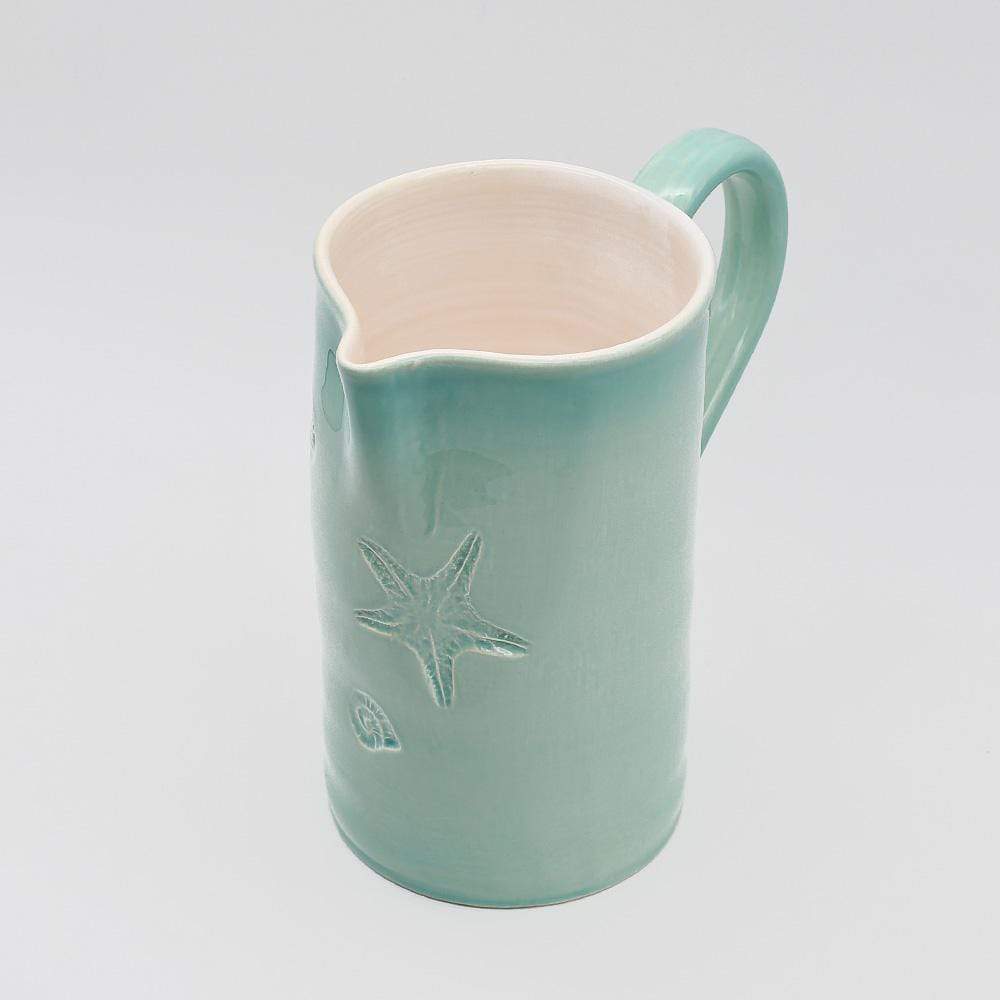 luisa-paix-o-estrela-do-mar-carafe-verte-19-cm-c-ramique image 2