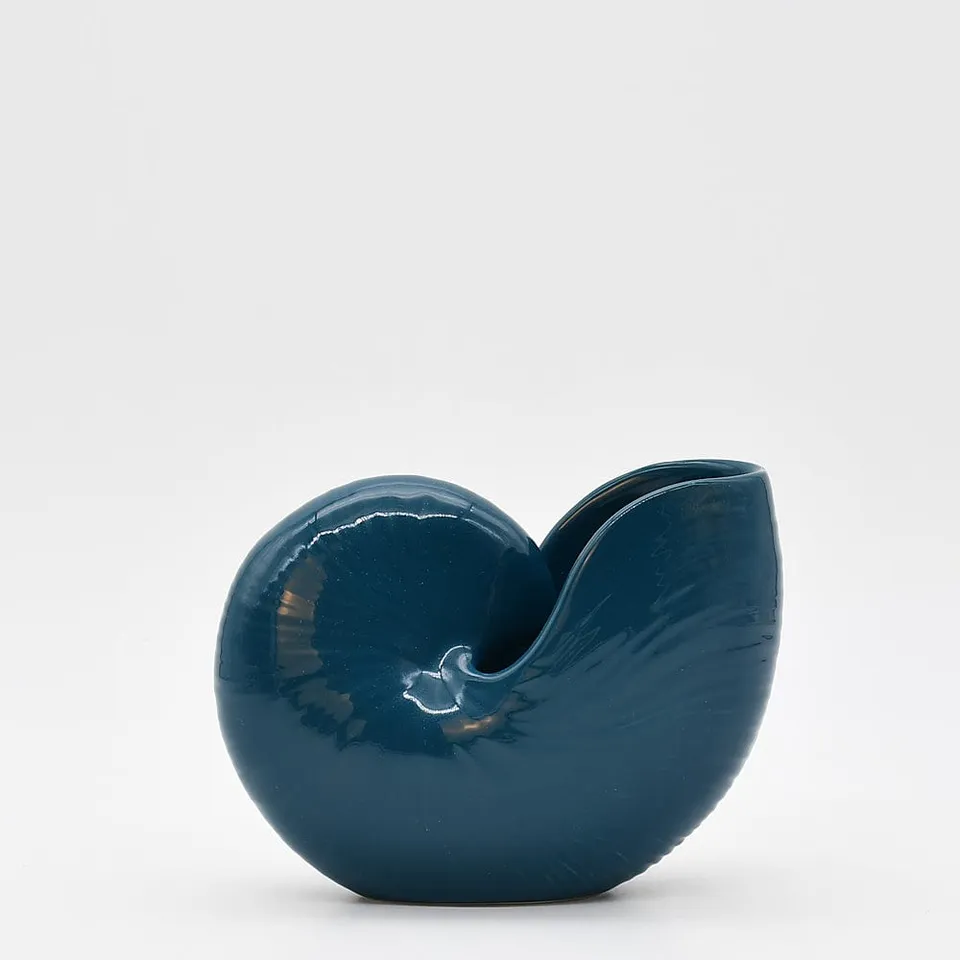 luisa-paix-o-coquillage-c-ramique-17-cm-bleu-p-trole image 1
