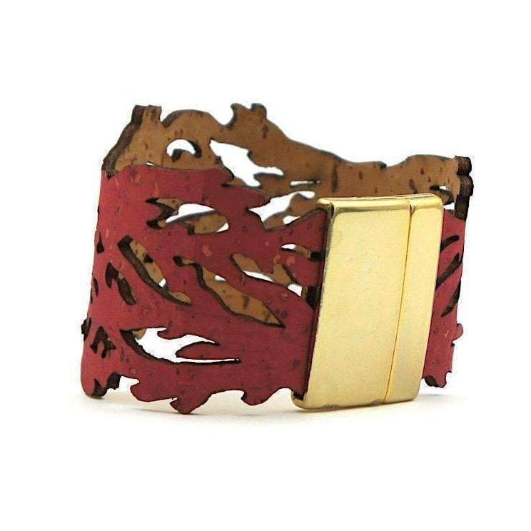 luisa-paix-o-bracelet-li-ge-vibrant-sea-rouge-18-5-cm image 4