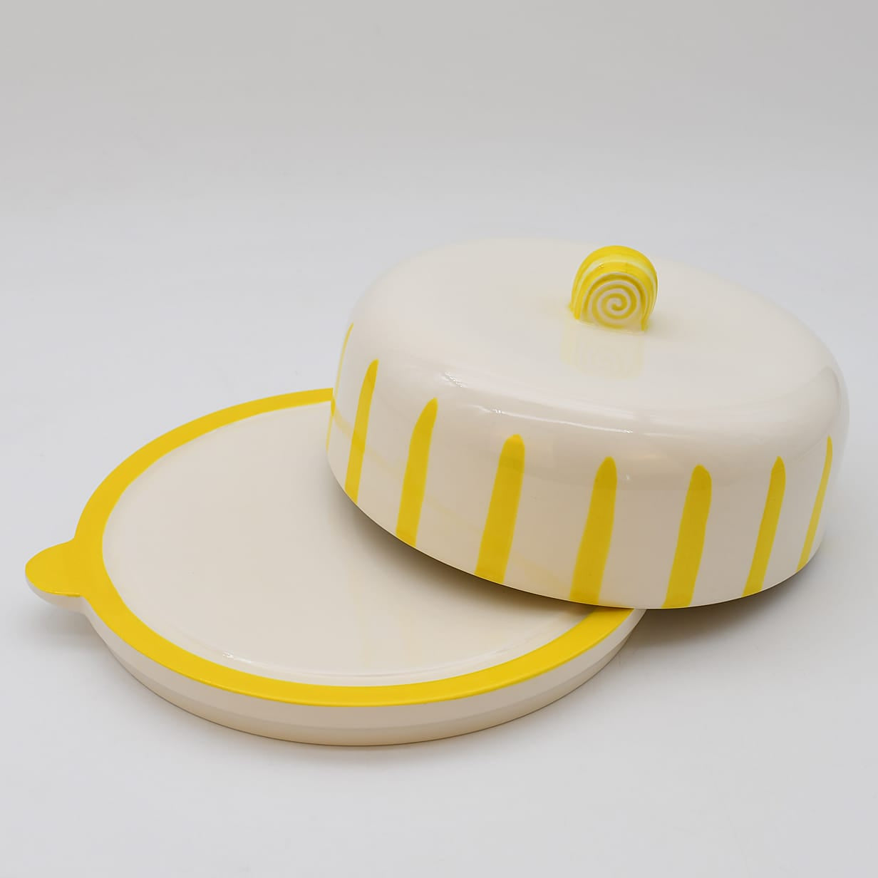 luisa-paix-o-costa-nova-mar-plateau-fromage-cloche-jaune-24cm image 3