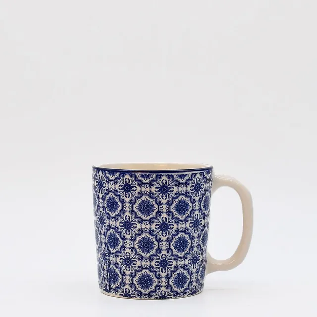 luisa-paix-o-padr-o-mug-c-ramique-bleu-9-5-cm-lave-vaisselle image 1