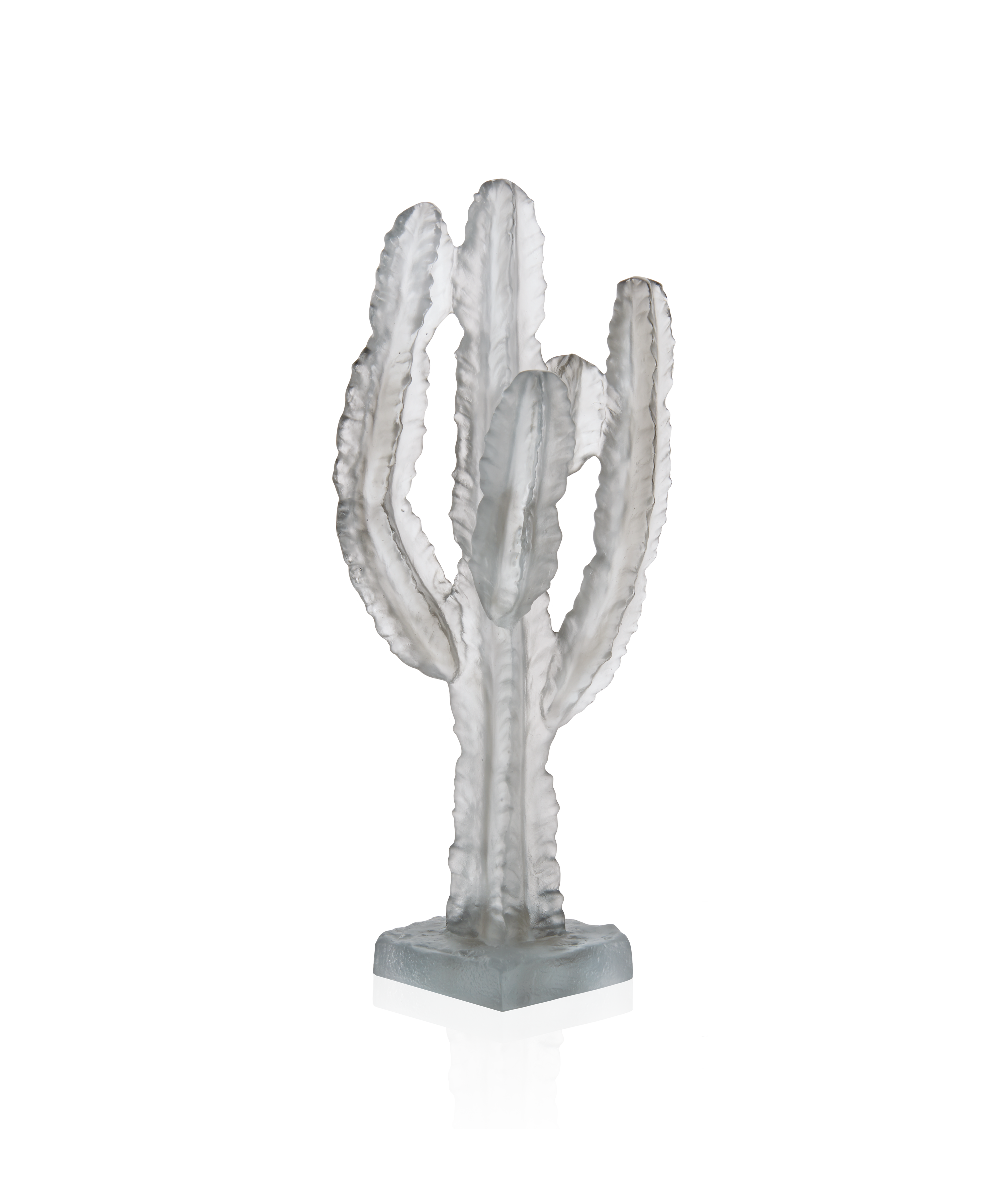 daum-univers-v-g-tal-jardin-de-cactus-sculpture-cristal-gris-robba image 1