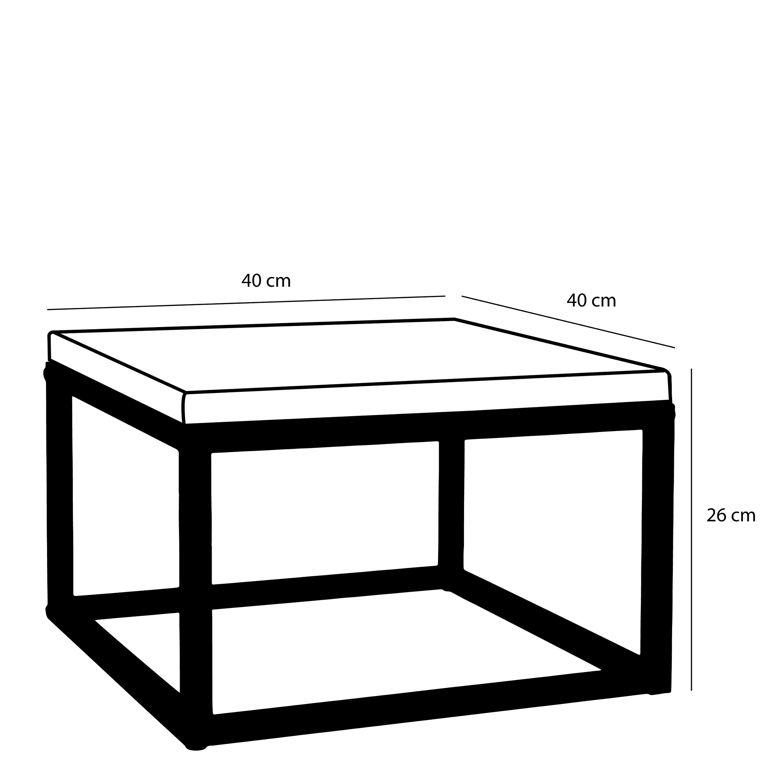 mica-decorations-oskar-table-basse-noire-40x40x26-cm-m-tal-bois image 6