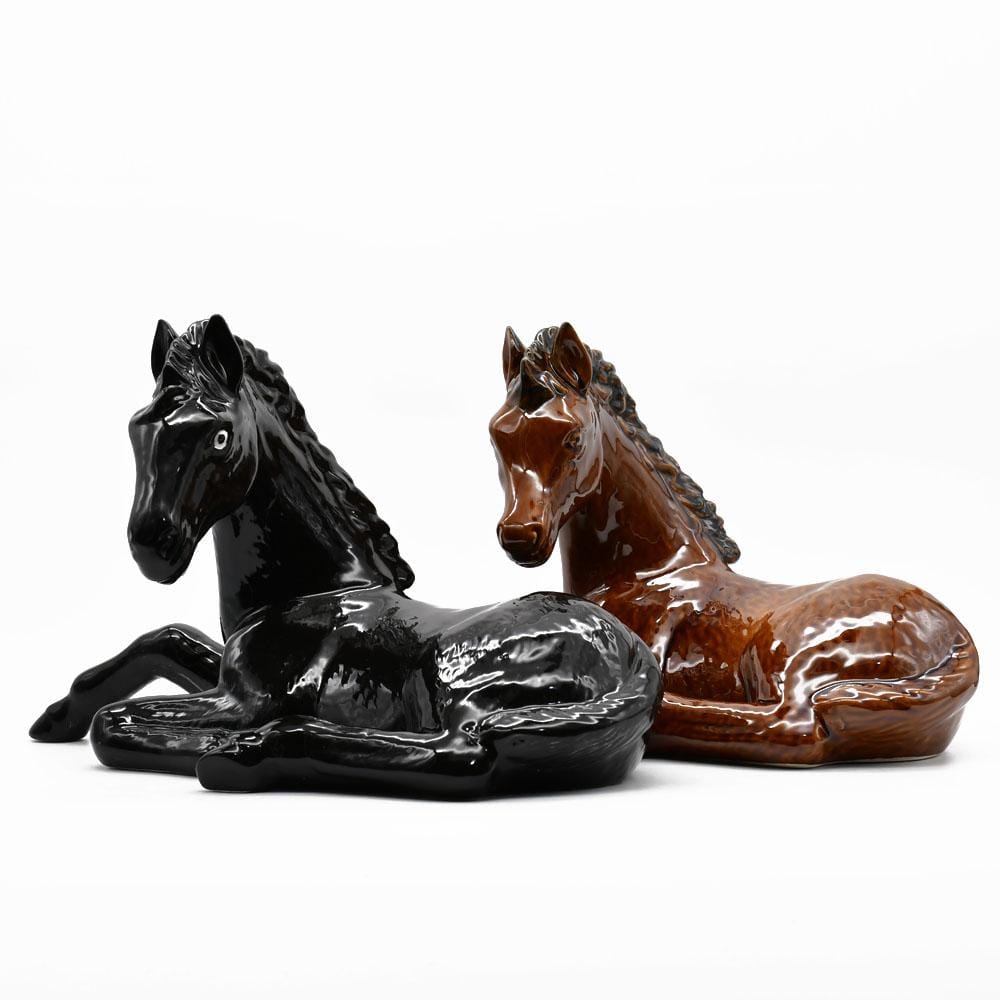 luisa-paix-o-cheval-c-ramique-marron-38-cm-couch image 7