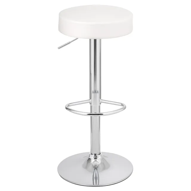 baroni-home-sedie-tabouret-de-bar-blanc-r-glable-59-79-cm image 1