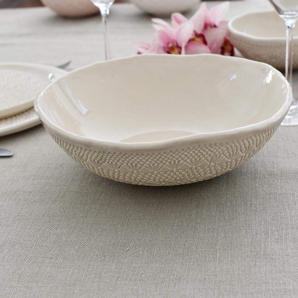 luisa-paix-o-carimbada-grand-saladier-c-ramique-beige-25-cm image 2
