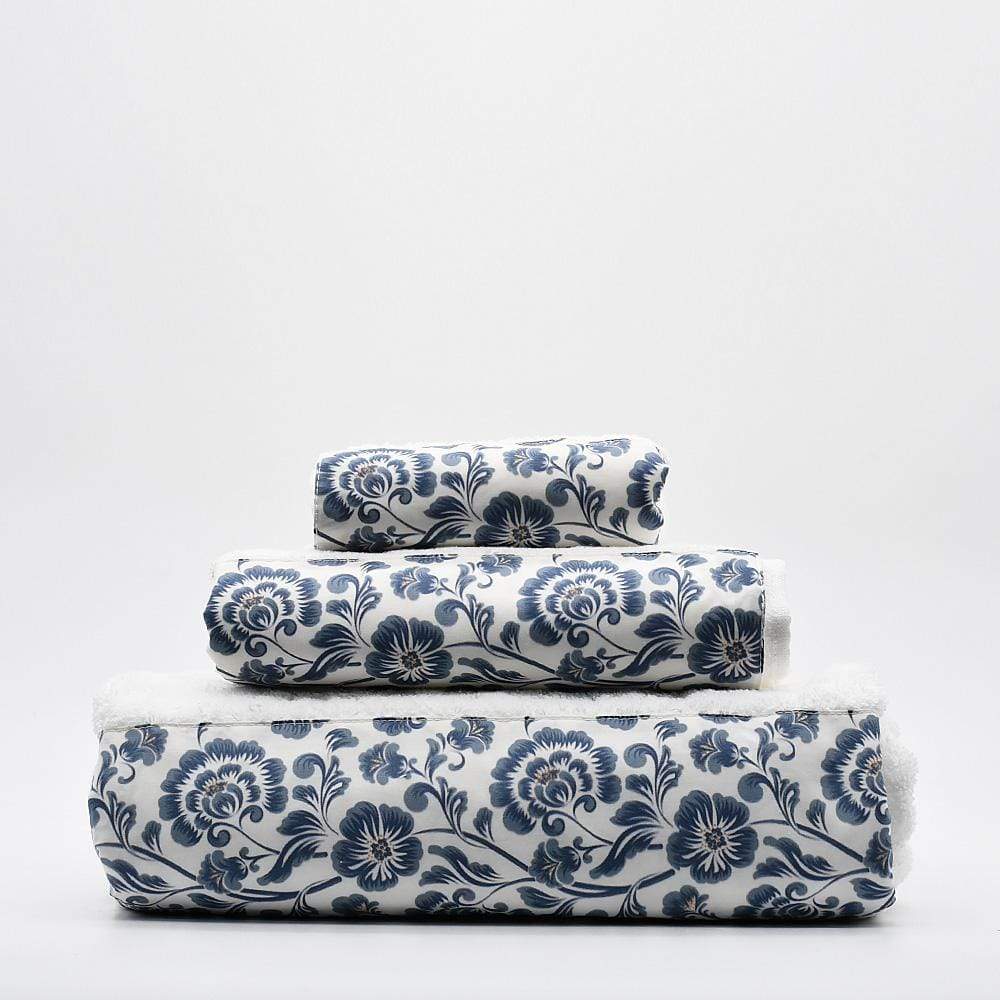 luisa-paix-o-parure-de-bain-coton-blanc-bleu-3-pi-ces image 1