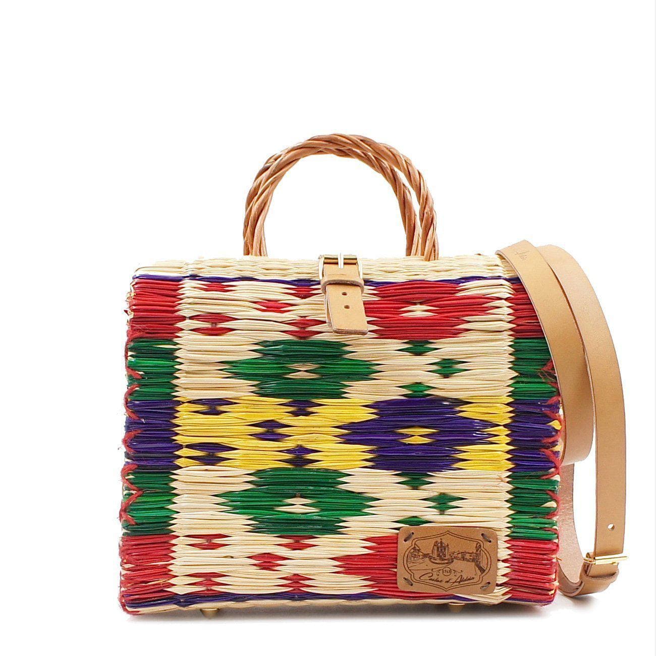 luisa-paix-o-cabas-jonc-26-cm-sac-osier-multicolore image 5