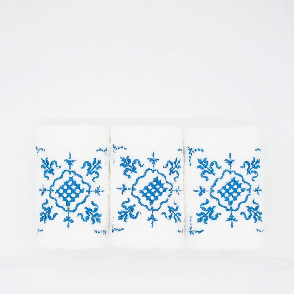 luisa-paix-o-essuie-mains-brod-s-azulejos-coton-lot-de-3 image 1