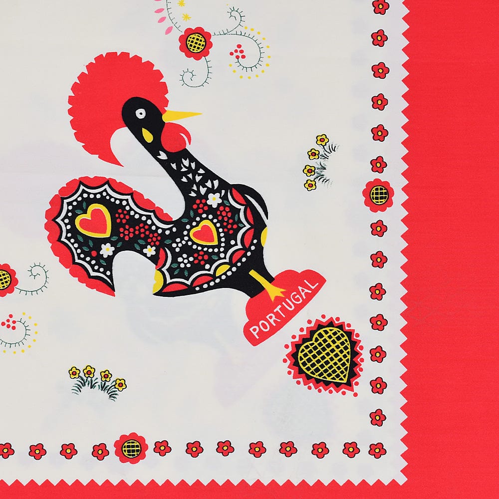 luisa-paix-o-galo-nappe-coton-rouge-rectangulaire-200x150cm image 2
