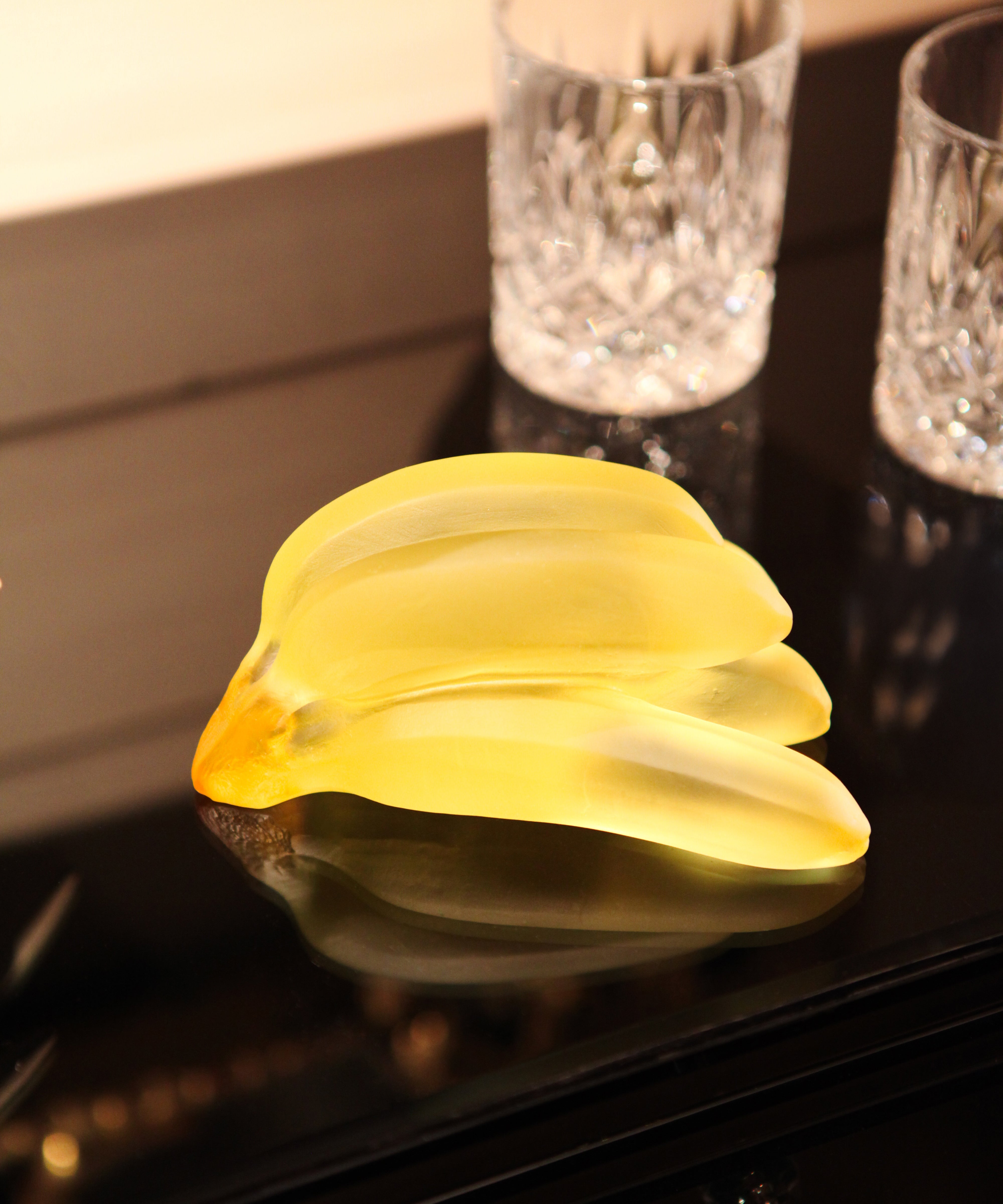 daum-univers-v-g-tal-tutti-frutti-bananes-sculpture-jaune-299-ex image 3