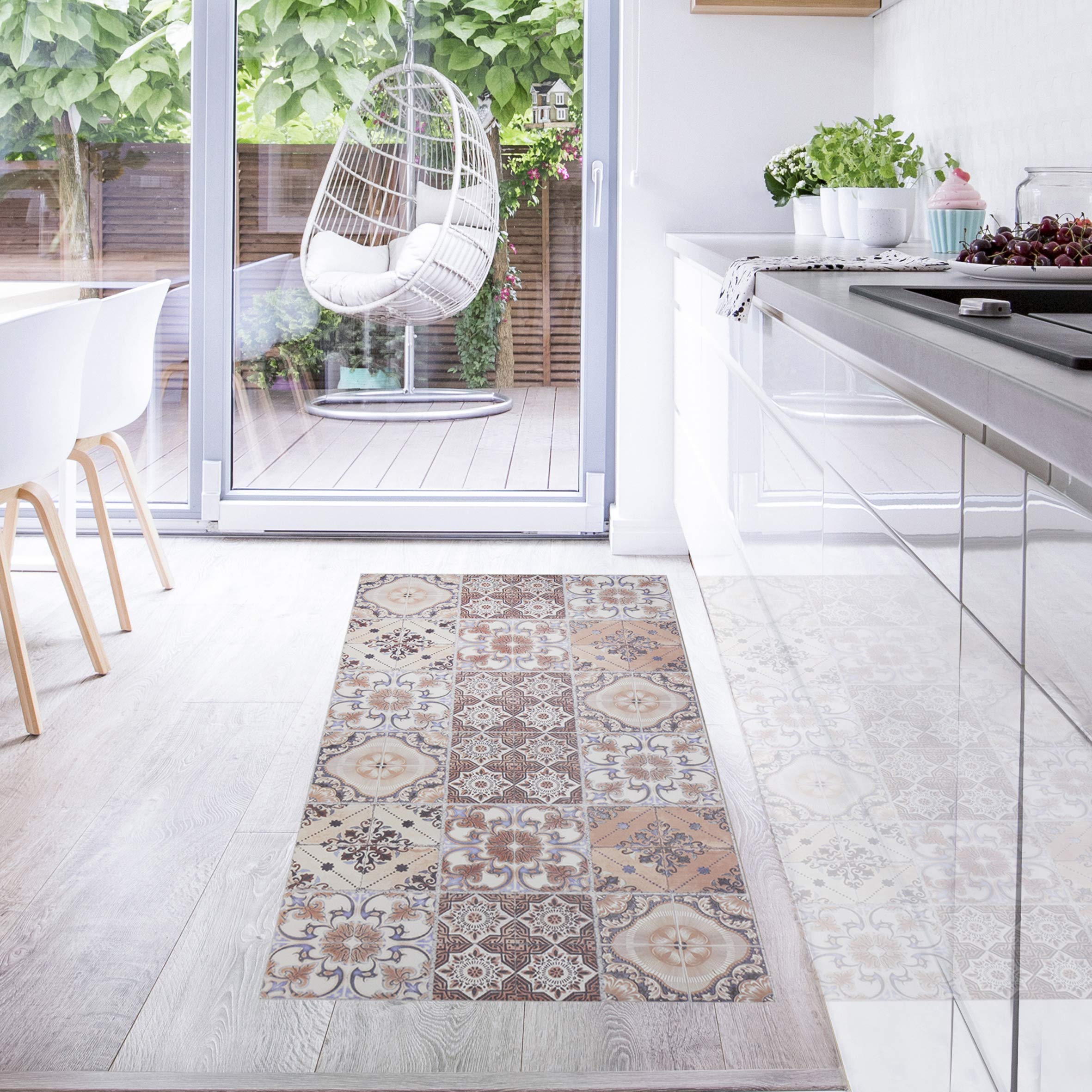baroni-home-cucina-tapis-cuisine-pvc-rouille-60x120-cm image 2