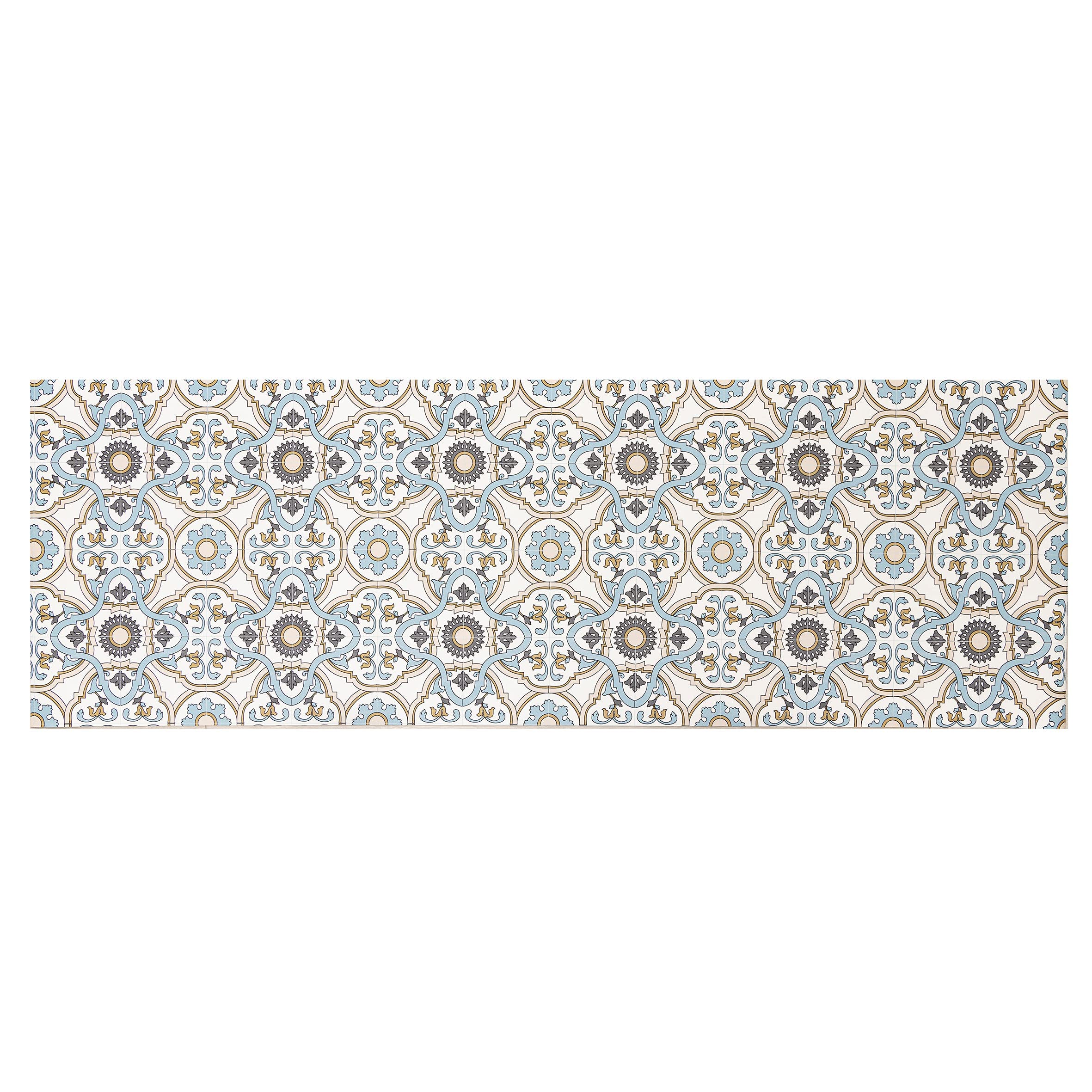 baroni-home-cucina-tapis-cuisine-pvc-180x60-avio-marron image 1