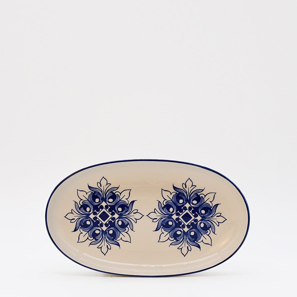 luisa-paix-o-bras-o-plat-ovale-c-ramique-bleu-26cm image 1