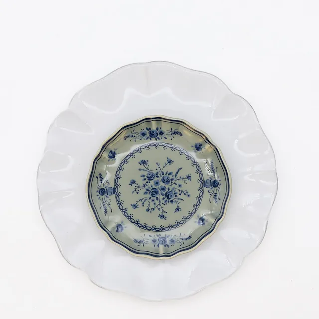 luisa-paix-o-rosa-vila-duo-assiettes-blanc-vert-17-cm image 1