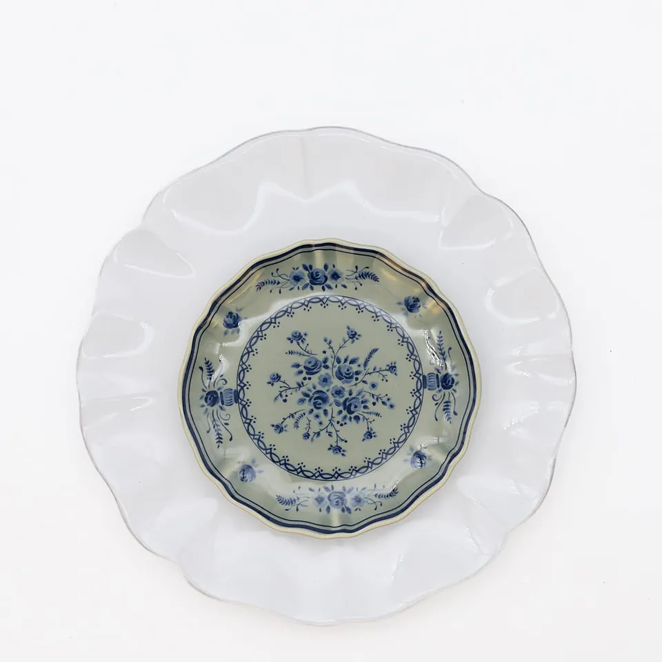 luisa-paix-o-rosa-vila-duo-assiettes-blanc-vert-17-cm image 1
