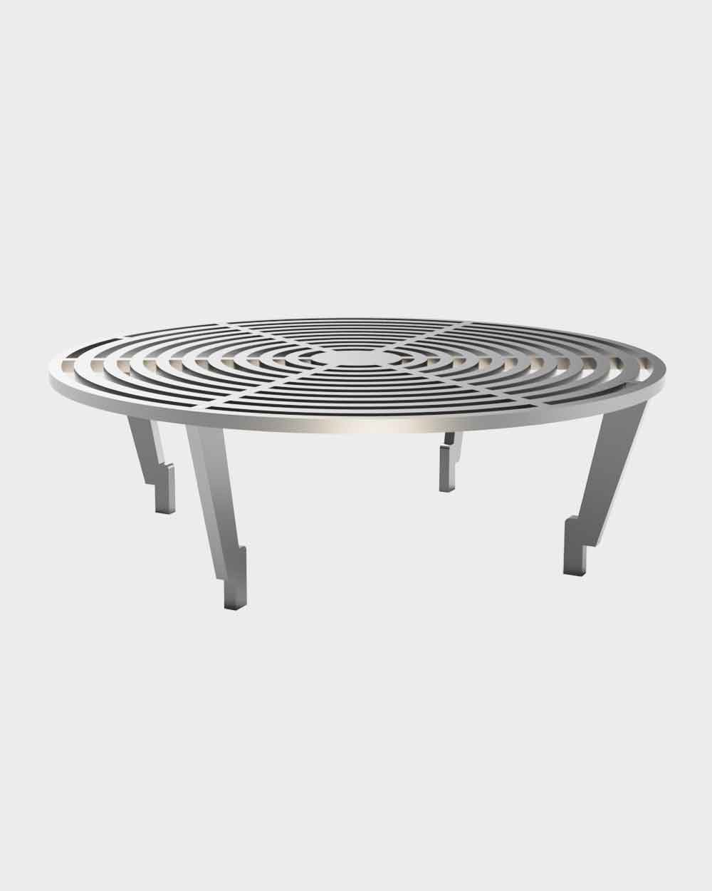 je-suis-art-brasero-grille-haute-accessoire-plancha-acier-noir image 1
