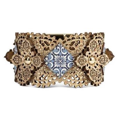 luisa-paix-o-azulejos-bracelet-li-ge-bleu-18cm image 3
