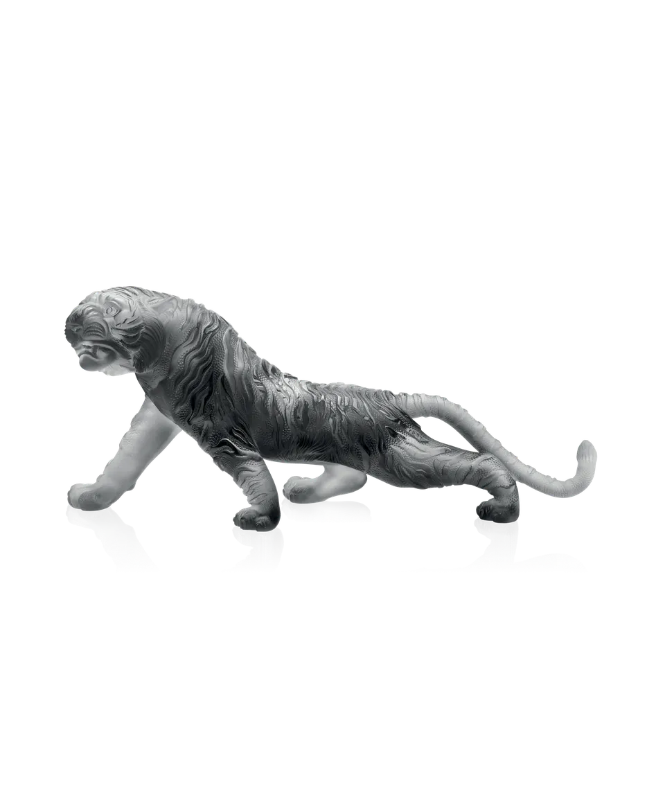 daum-animalier-tigre-du-bengale-sculpture-magnum-gris-88-ex image 1