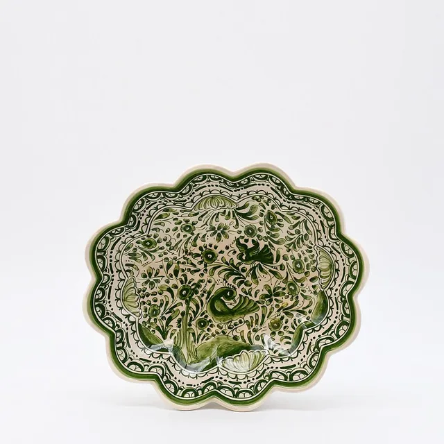 luisa-paix-o-coimbra-saladier-c-ramique-vert-24cm image 1