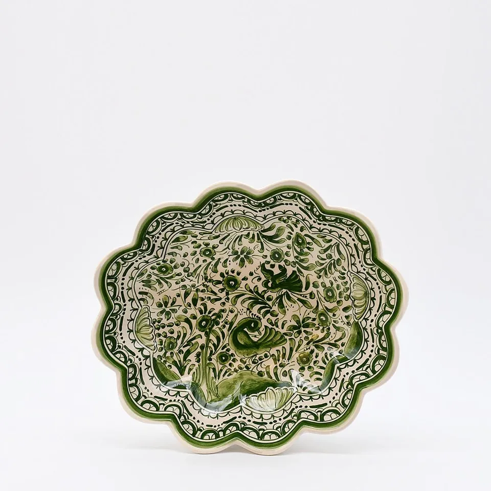 luisa-paix-o-coimbra-saladier-c-ramique-vert-24cm image 1