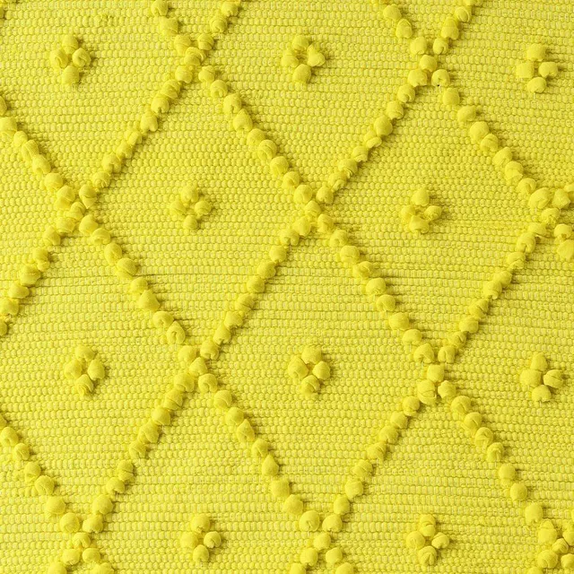 luisa-paix-o-linge-de-maison-tapis-salle-de-bain-100x50-jaune-coton image 1